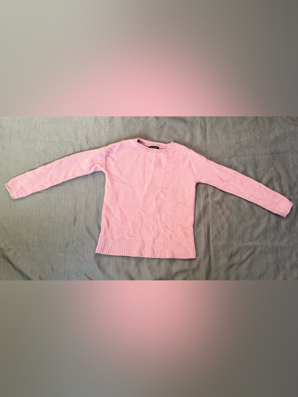 Banana Republic Cashmere Light Pink Crewneck Sweater size XS